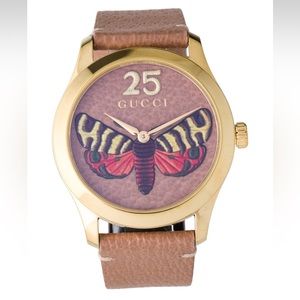 Gucci G-Timeless Embroidered Butterfly Ladies Watch